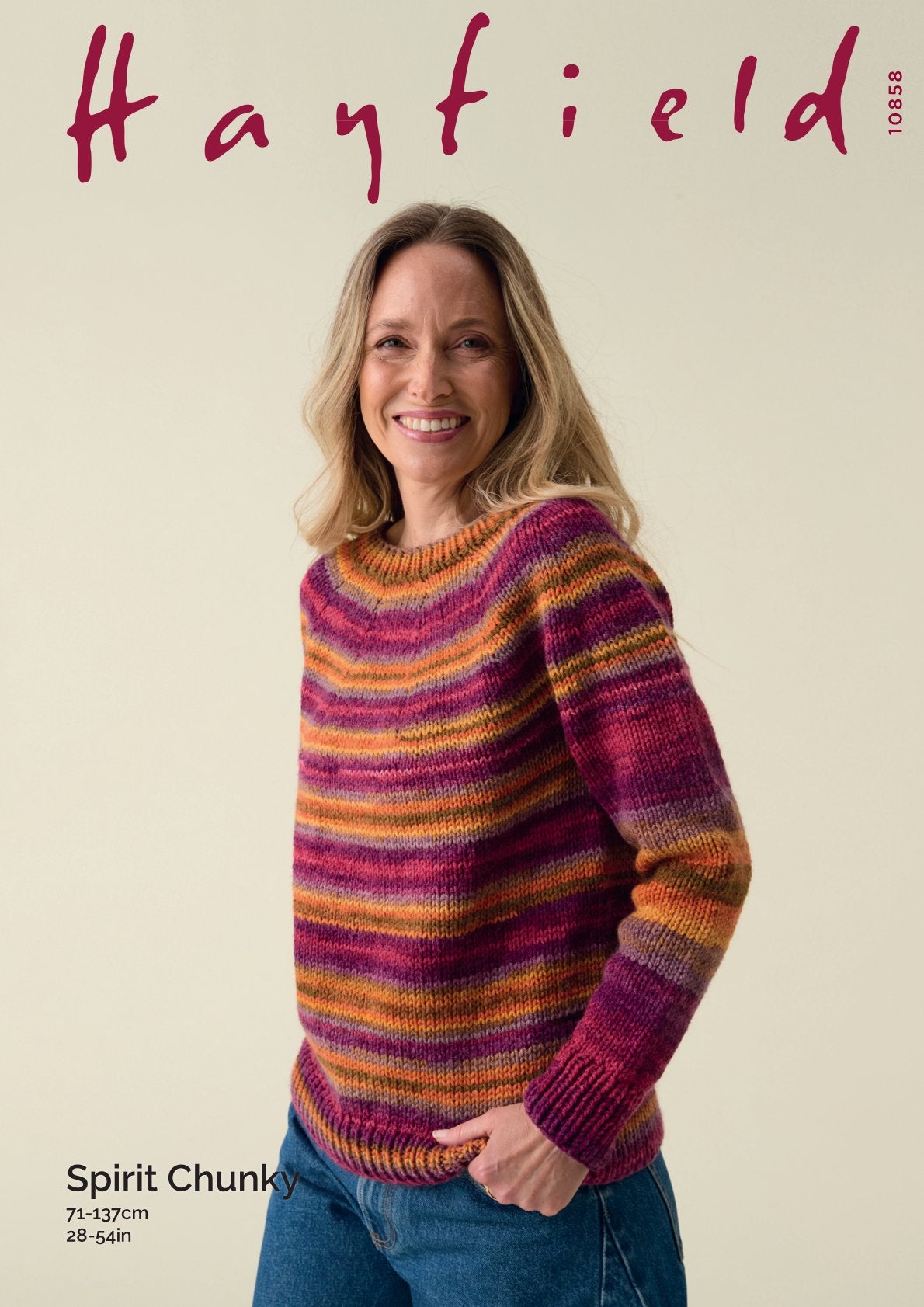 TopDown Yoke Sweater Jumper Knitting Pattern