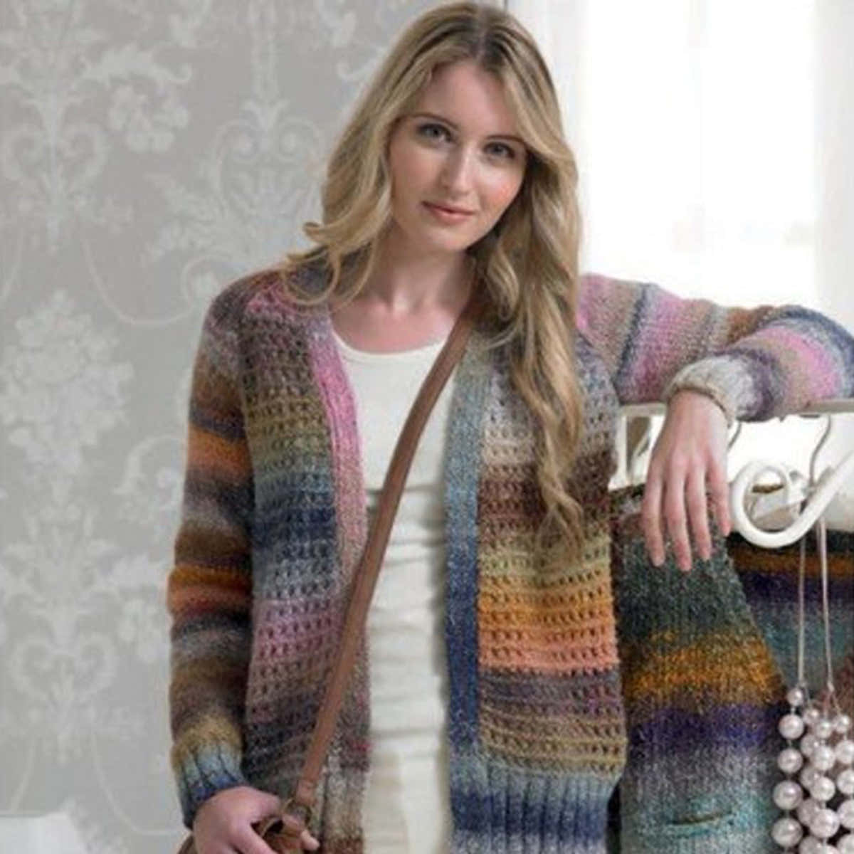 Noro Fragrance Cardigan Knitting Pattern