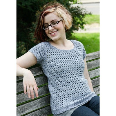 Valley Yarns 40th Anniversary Cirro Tee Crochet Pattern
