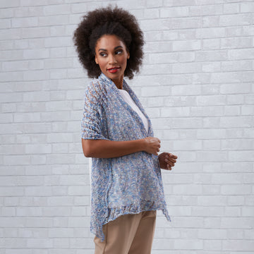 Stacy Charles Fine Yarns Cecily Shawl Wrap Knitting Pattern