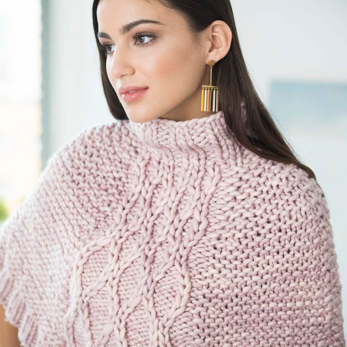 Malabrigo Peony Cape Knitting Pattern