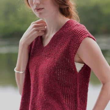 Berroco Fragaria Tee Top Knitting Pattern