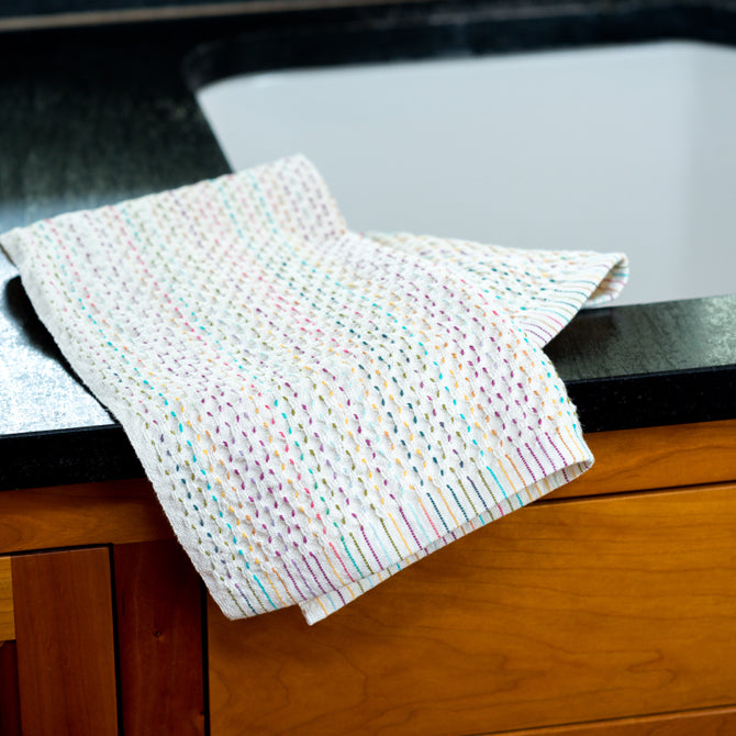 Valley Yarns #129 Confetti Dish Towel