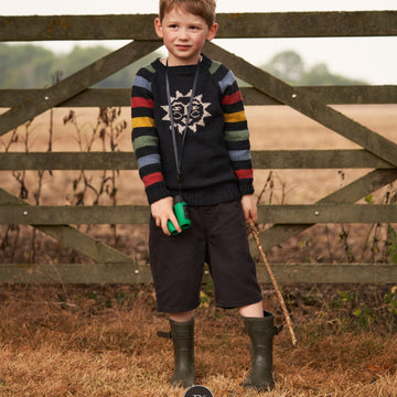 Happy Sun Sweater Jumper Knitting Pattern