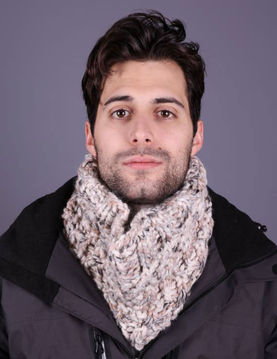 Plymouth Yarn Cabled Cowl Knitting Pattern