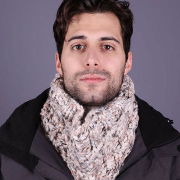Plymouth Yarn Cabled Cowl Knitting Pattern