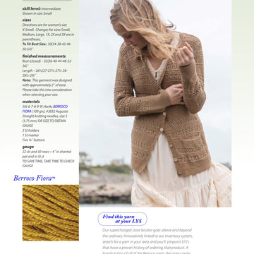 Berroco Louise Cardigan Knitting Pattern