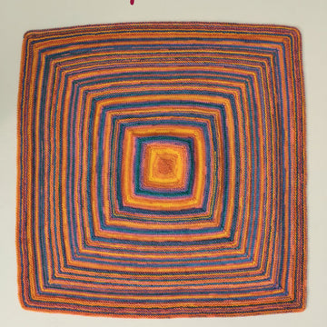Square Deal Blanket Knitting Pattern