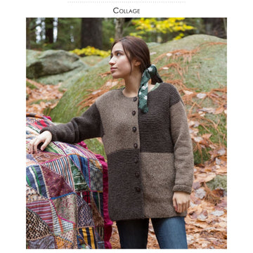 Classic Elite Yarns Collage Cardigan Knitting Pattern
