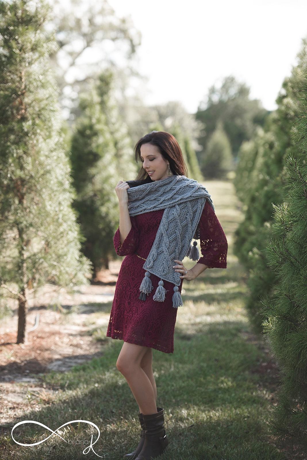 Infinity Chic Sheep Cable Scarf