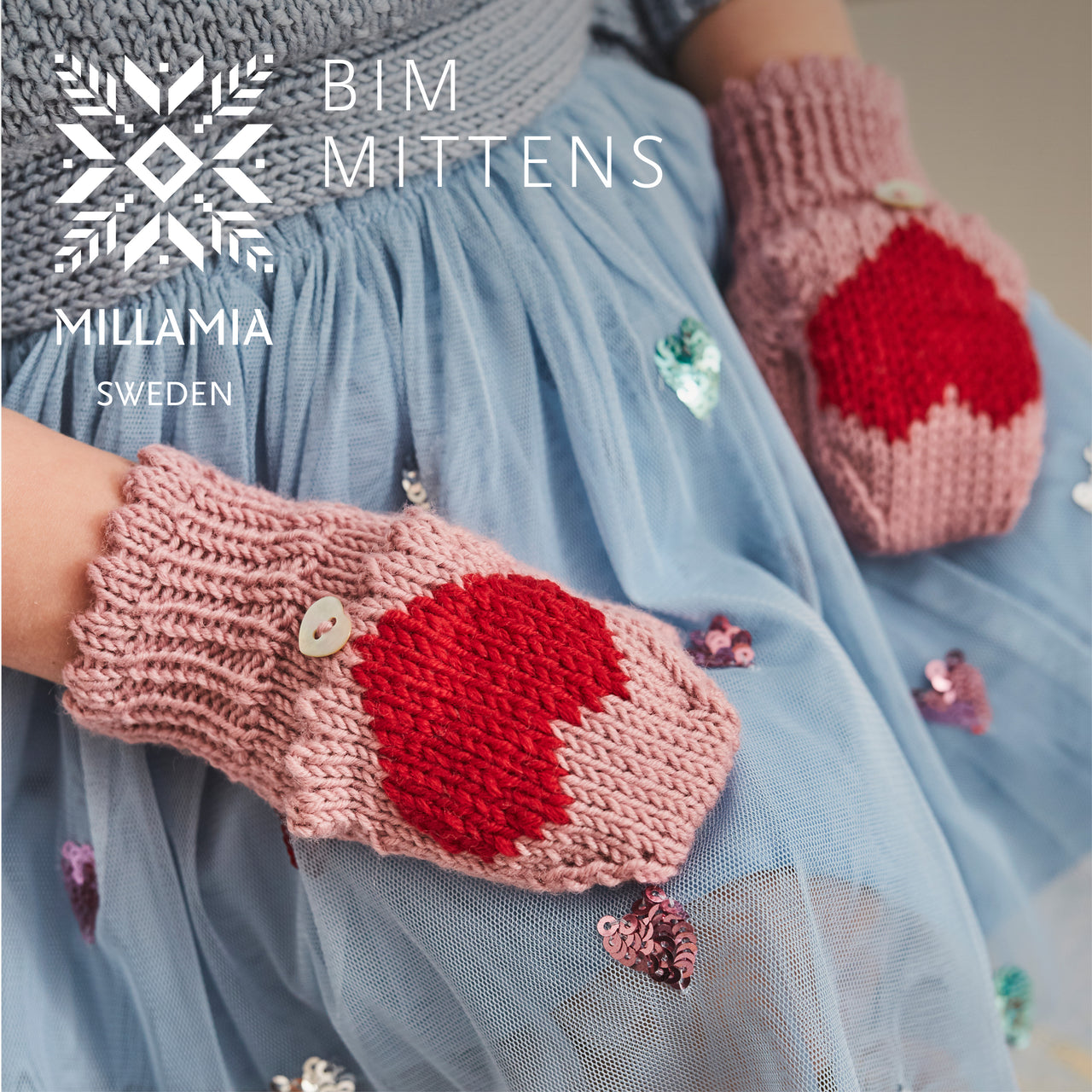 MillaMia Bim Mittens Knitting Pattern