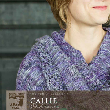 Callie Shawl Wrap Knitting Pattern