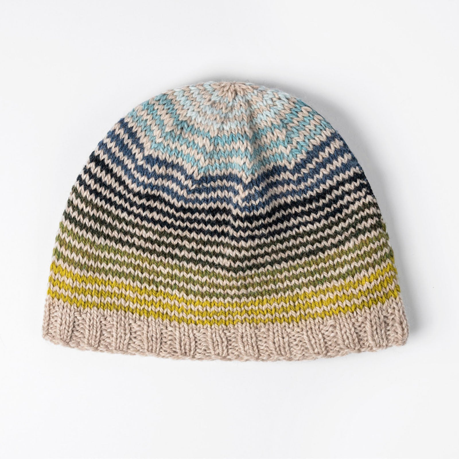 Blue Sky Fibers Corning Gradient Trio Cap Knitting Pattern