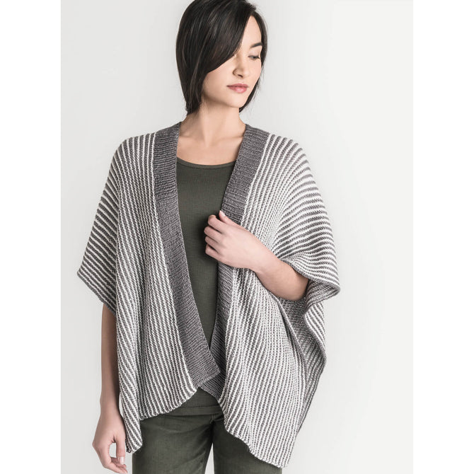 Blue Sky Fibers Esko Kimono Cape Knitting Pattern