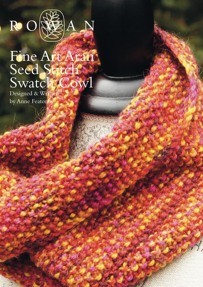 Rowan Seed Stitch Swatch Cowl Knitting Pattern