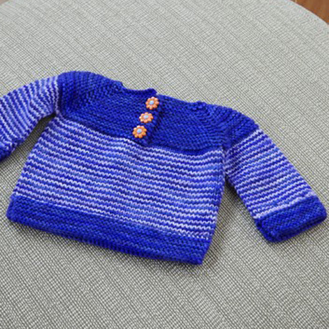 Valley Yarns First Violet Pullover Knitting Pattern