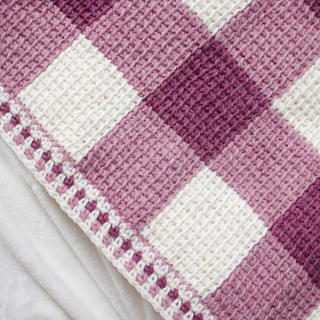 Sweet Gingham Baby Blanket