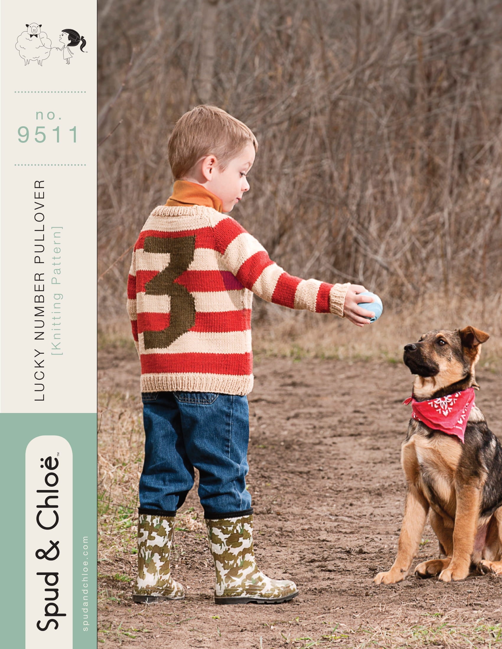 Lucky Number Pullover Jumper Knitting Pattern