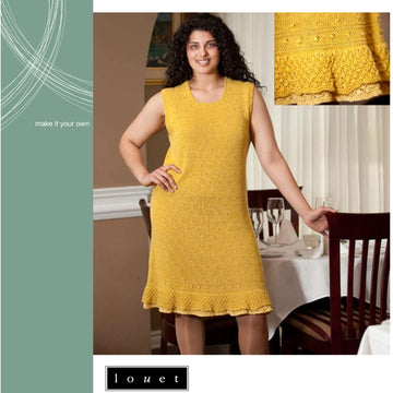 Louet Taya Dress Knitting Pattern