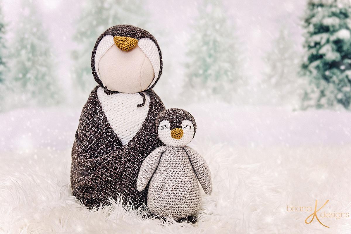 Penguin Crochet Buddy & Bonus Newborn Outfit