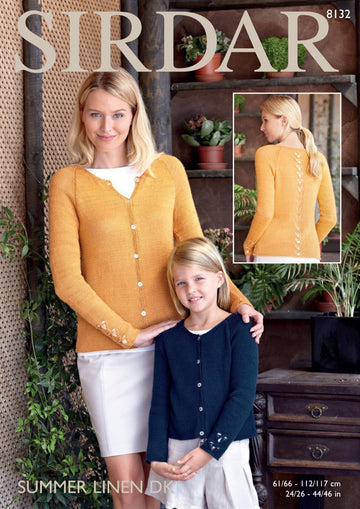 Sirdar 8132 Cardigans Knitting Pattern