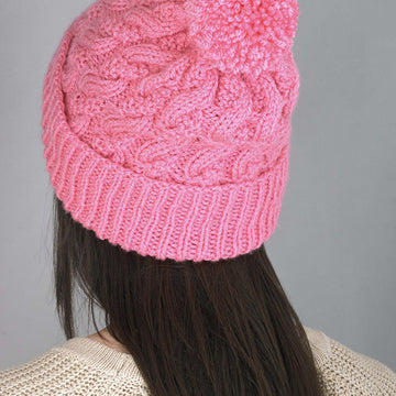 Paintbox Yarns Modern Cable Hat Knitting Pattern