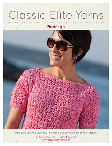 Classic Elite Yarns Flamingo Jumper Knitting Pattern