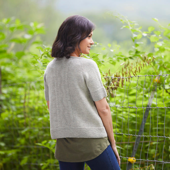 Valley Yarns Downstream Cardigan Knitting Pattern