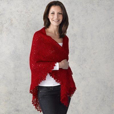 Valley Yarns Tala Square Shawl Knitting Pattern