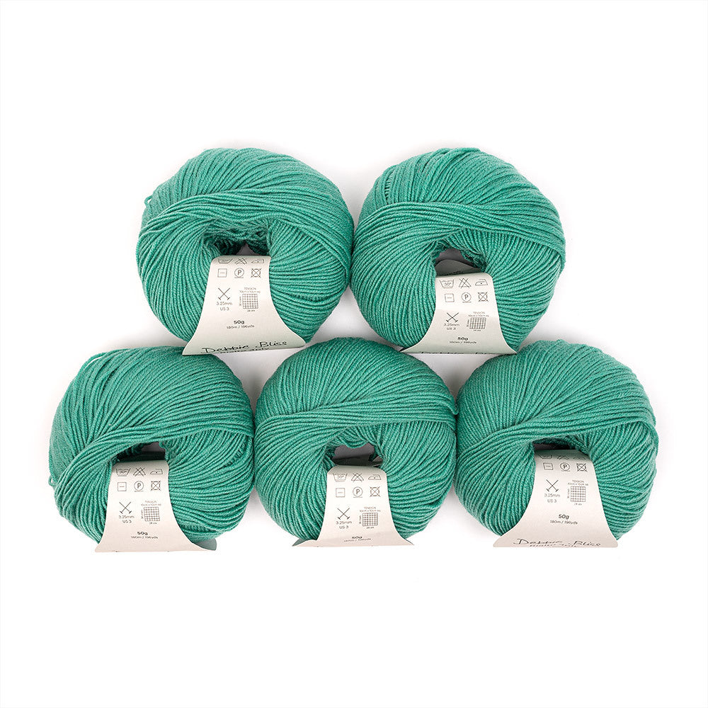 Debbie Bliss Rialto 4 Ply 5 Ball Value Pack Yarn - Merino Wool 4 Ply