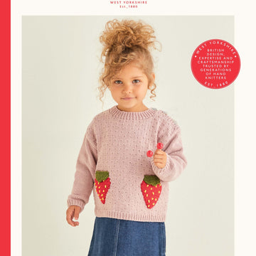 Sirdar 2570 Strawberry Sweater & Cardigan in Snuggly Replay PDF