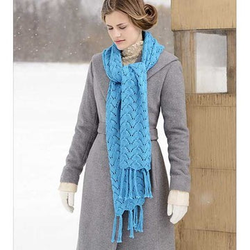 Blue Sky Fibers Baltic Wrap Scarf Knitting Pattern