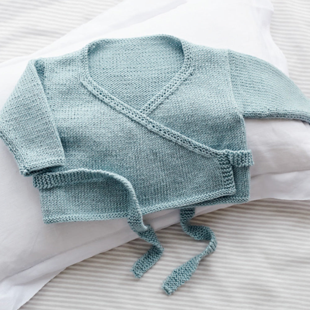 Debbie Bliss Simple Crossover Cardi and Toy Knitting Pattern