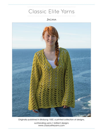 Classic Elite Yarns Jacana Jumper Knitting Pattern