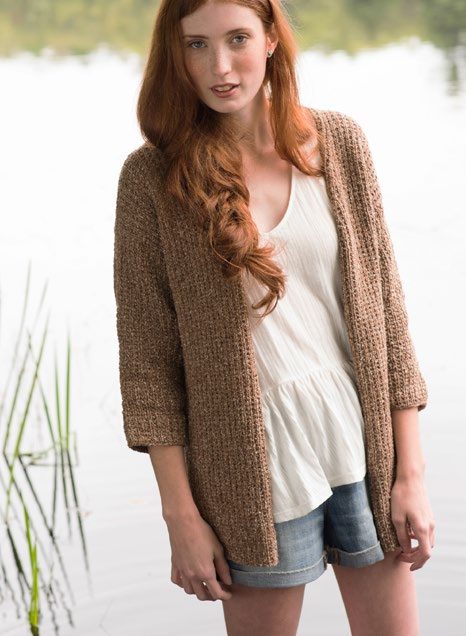 Berroco Beachrock Cardigan Knitting Pattern