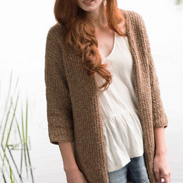Berroco Beachrock Cardigan Knitting Pattern