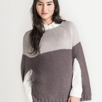 Blue Sky Fibers Carver Capelet Knitting Pattern
