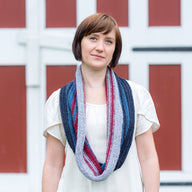 Valley Yarns Interrupted Quads Cowl Knitting Pattern