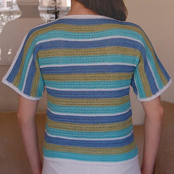 Striped Tee to Crochet