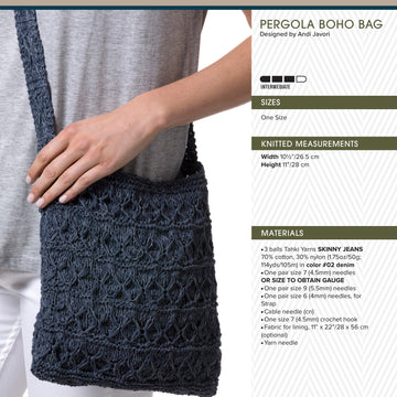 Tahki Yarns Pergola Boho Bag PDF