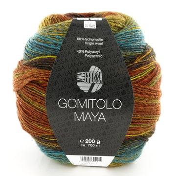 Lana Grossa Gomitolo Maya Yarn - Wool Worsted