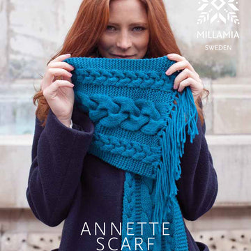 MillaMia Annette Scarf Knitting Pattern