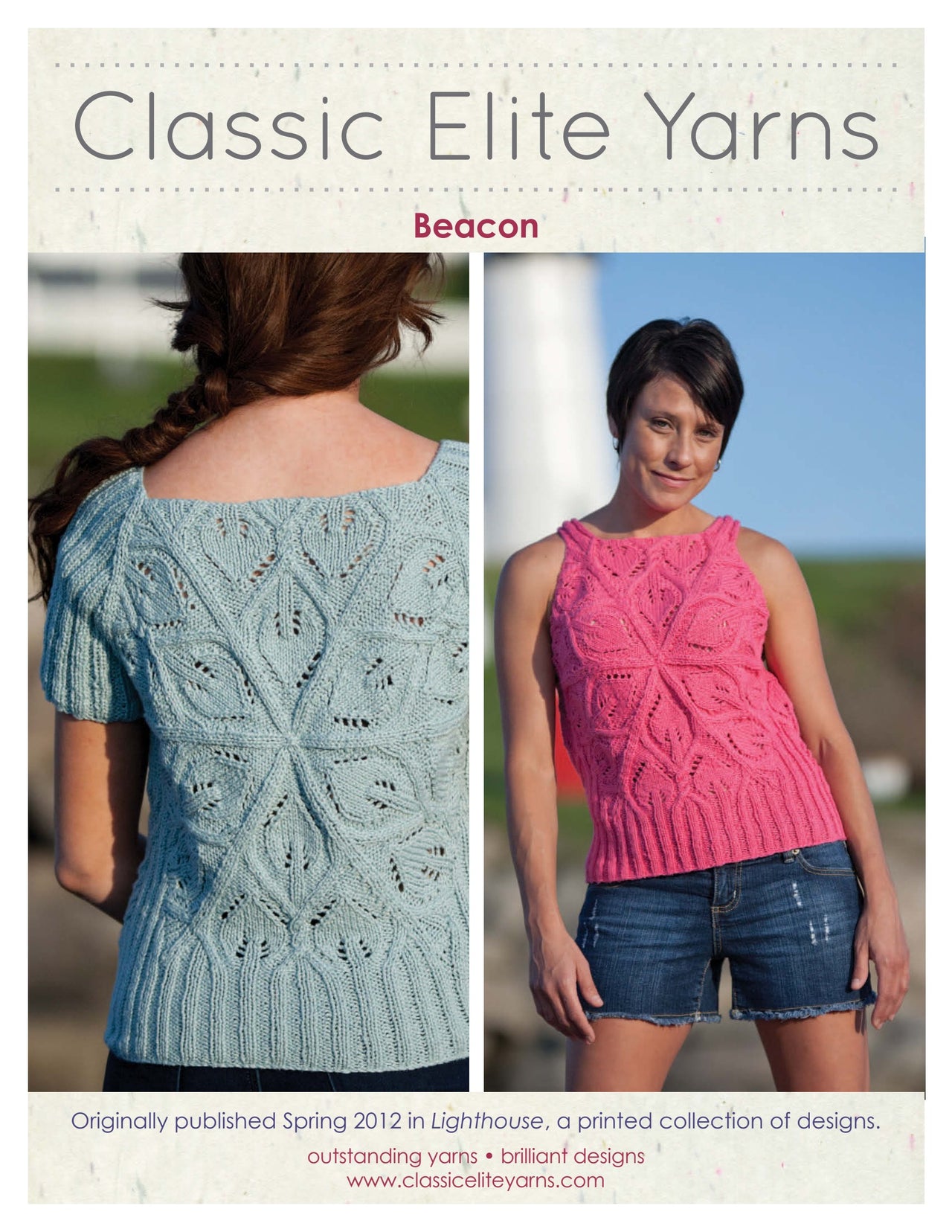 Classic Elite Yarns Beacon Jumper Knitting Pattern