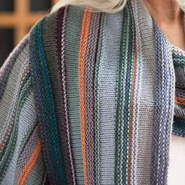 Running Stitch Scarf Knitting Pattern