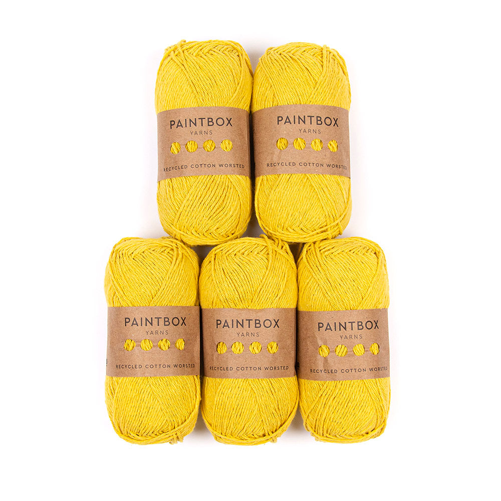 Paintbox Yarns Recycled Cotton Worsted 5 Ball Value Pack Yarn - Cotton Worsted