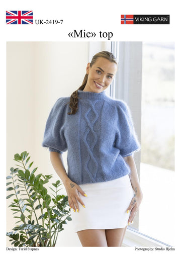 Mie Top in Viking of Norway Kid Silk PDF