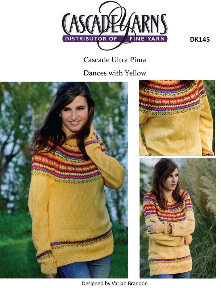 Dances with Yellow Jumper Knitting Pattern