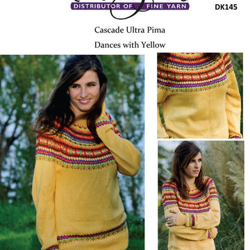 Dances with Yellow Jumper Knitting Pattern