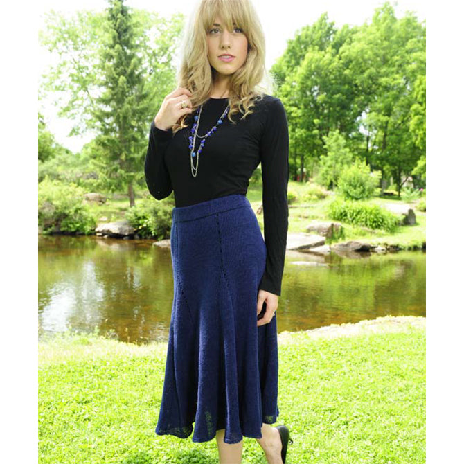 Louet Stephanie Skirt Knitting Pattern