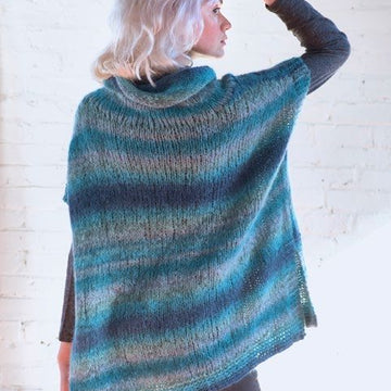 Mera Poncho Cape Knitting Pattern